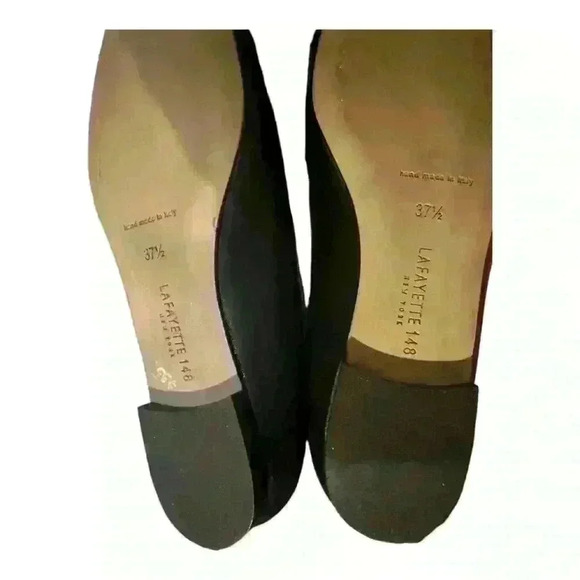 Lafayette 148 New York Leather Oxfords w/ Snakeskin Detail – EU 37.5 (US ~7) - Picture 6 of 8